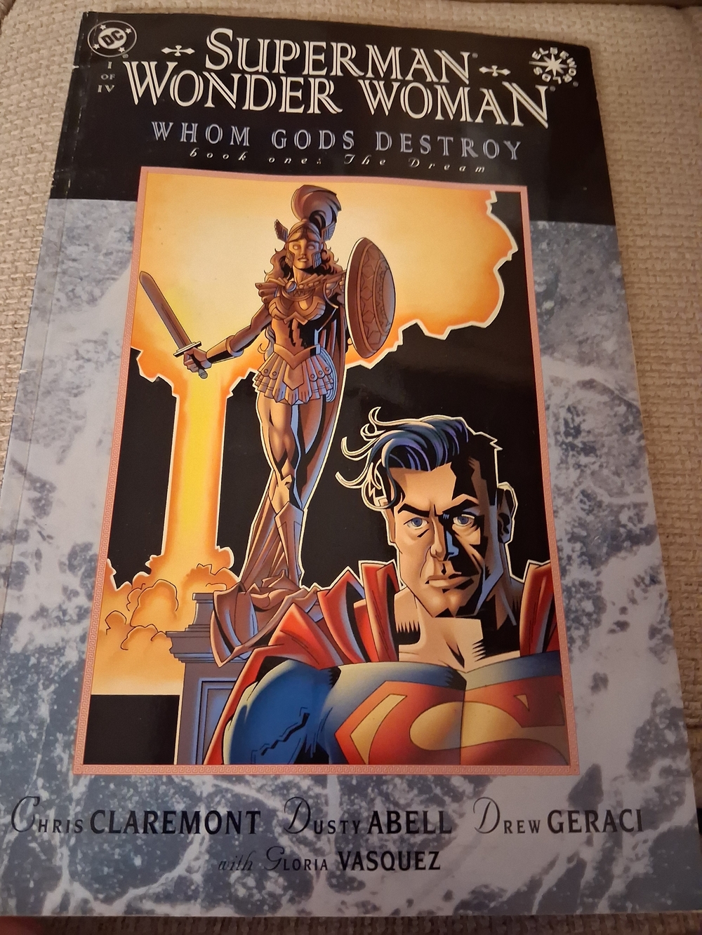DC Superman & Wonder Woman: Whom Gods Destroy — Bold Blue & RedCover Price Firm